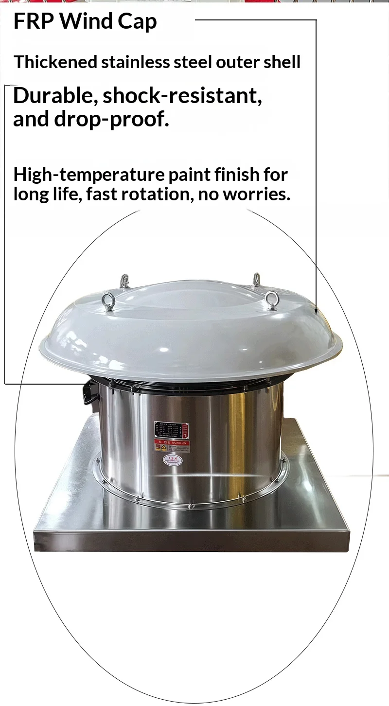 Stainless Steel Roof Fan, Explosion-Proof - detail 14