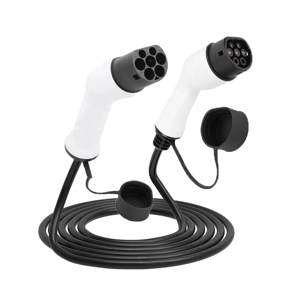 Level 3 Electric Car Ev Charging Cable 32a 7.2kw 22kw Type2 Female Plug