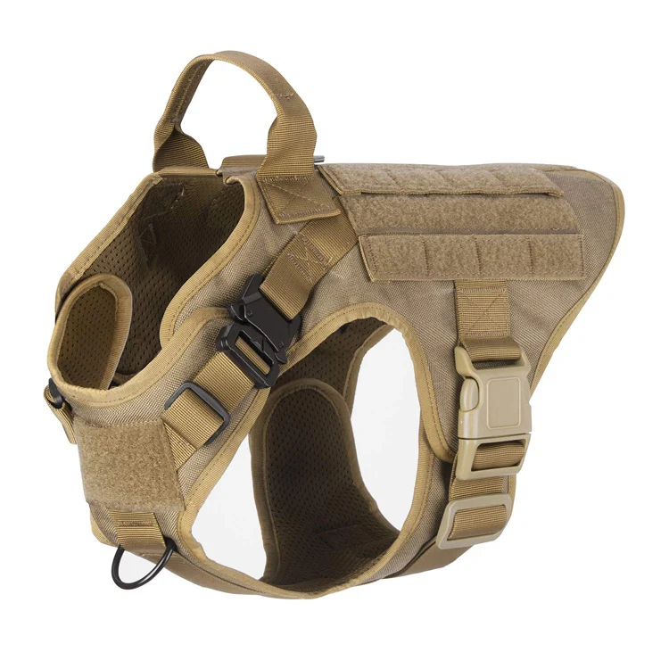 High Quality Military Dog Products K9 Service Dog Harness , Durable Tactical Dog Training Vest