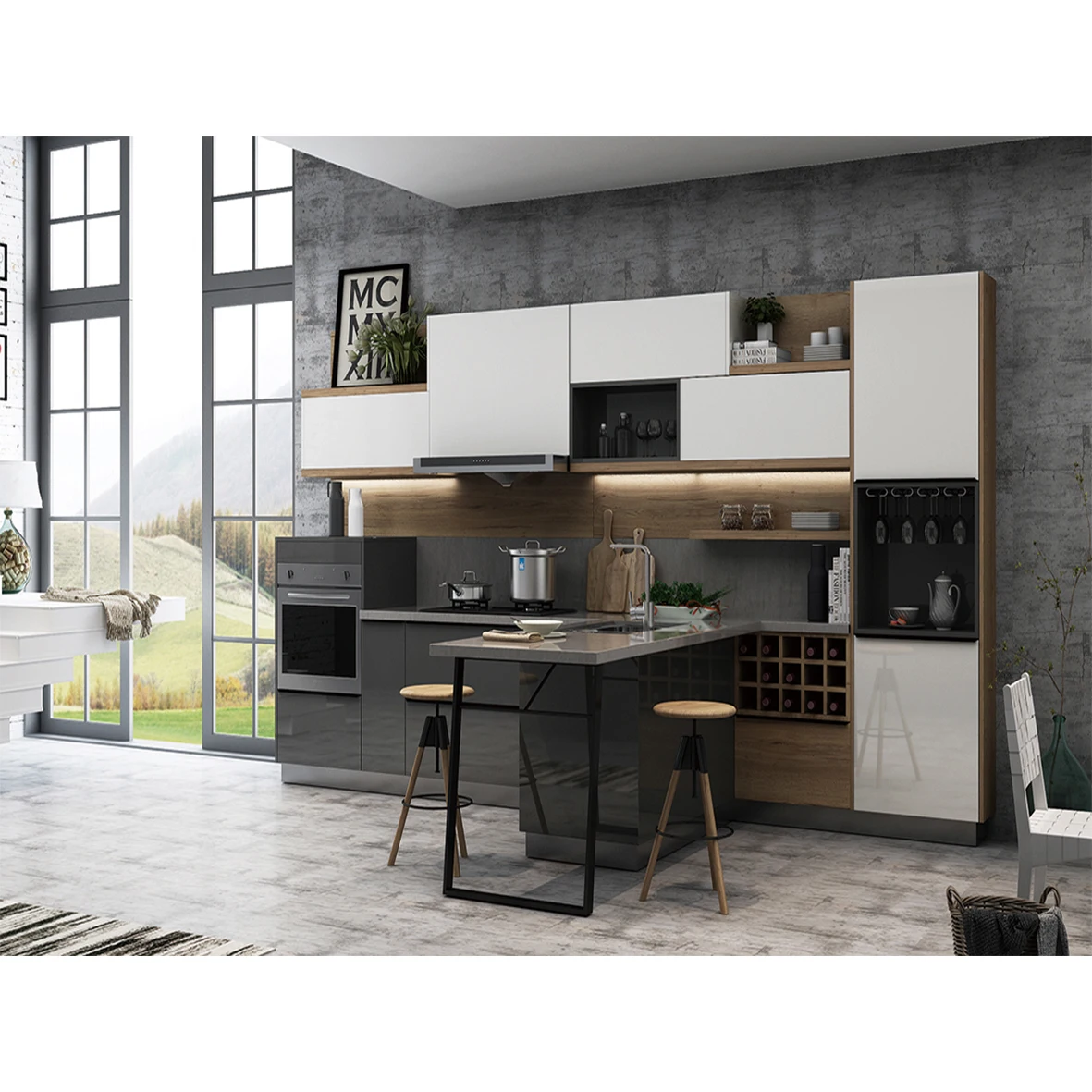 Wall Kitchen Cabinet Design