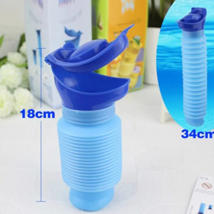 Urinal Portable Emergency Car Universal Mobile Toilet Shrinkable Mini Outdoor Camping Pee Bottle Botella de pis al aire libre