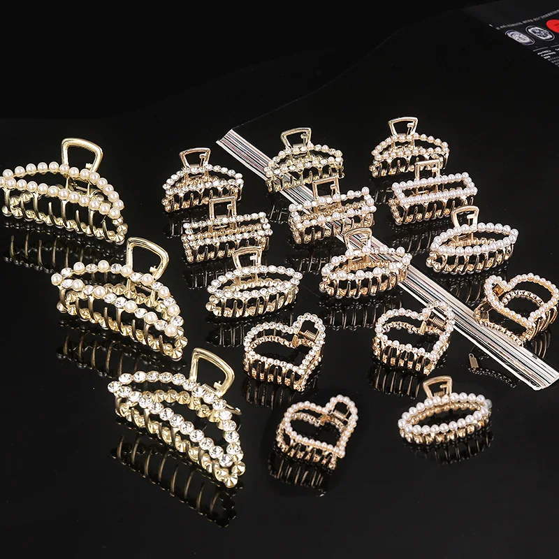 Lrtou Wholesale Custom Fashion Women Hair Clips Accessories Pearl