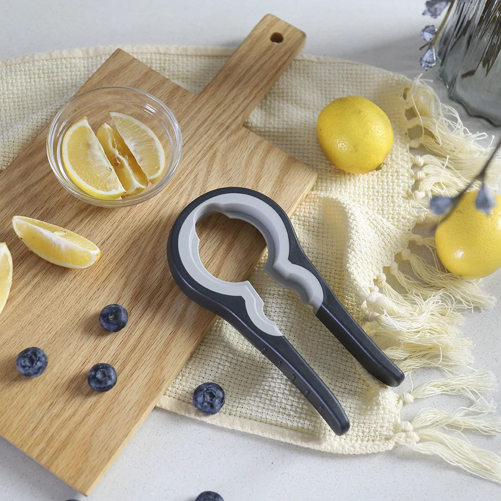 Rubber Can Opener Kitchen Tool 4 In 1 Adjustable Grip Jar Opener For