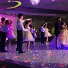Led tile disco floor lights wireless track