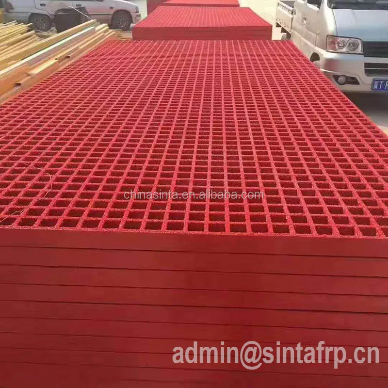 4x8 Frp Sheets Concave Surface Frp Grating Frp Industrial Grating ...