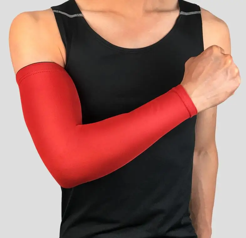 Details about   Sports Arm Compression Sleeve Basketball Cycling Protective Arm Warmer
