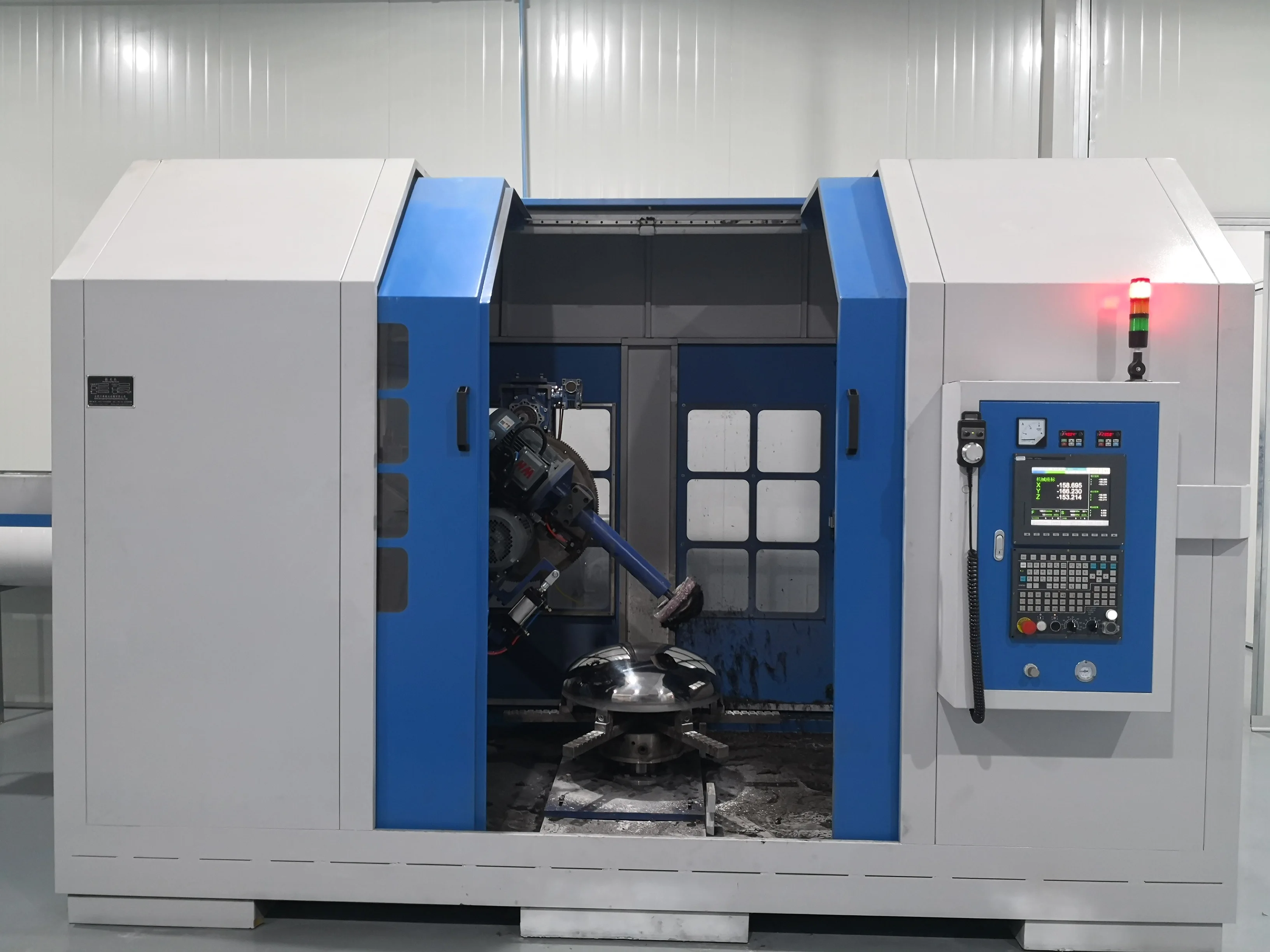 High Speed Cnc Dished Head Cylinder Grinding Cnc Polishing Machine 11