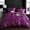 Flower-pulling Style washable silk fabric pull flower 3 pieces Duvet cover set