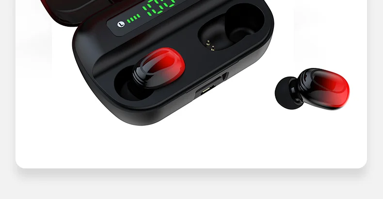 HBQ Q82 V5.0 Mini TWS Wireless Bluetooth Earphone 20H Play Time Wireless Headphones Bluetooth Headset With Mic for Phone - ANKUX.COM