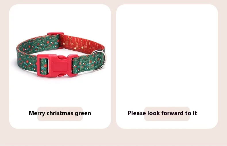 Pet Dog Holiday Christmas Collar