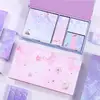 Convenient girl heart box stickers creative note lovely students with small note book many times PN7117