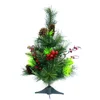 Artificial Plants Tiny Christmas Baubles Tree for Home Decor Table Decoration Baubles