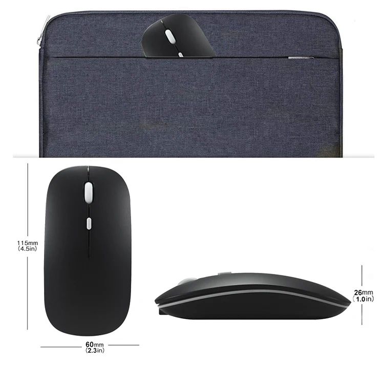 High quality OEM Computer Accessories Slim 2.4g Rechargeable Wireless Mouse