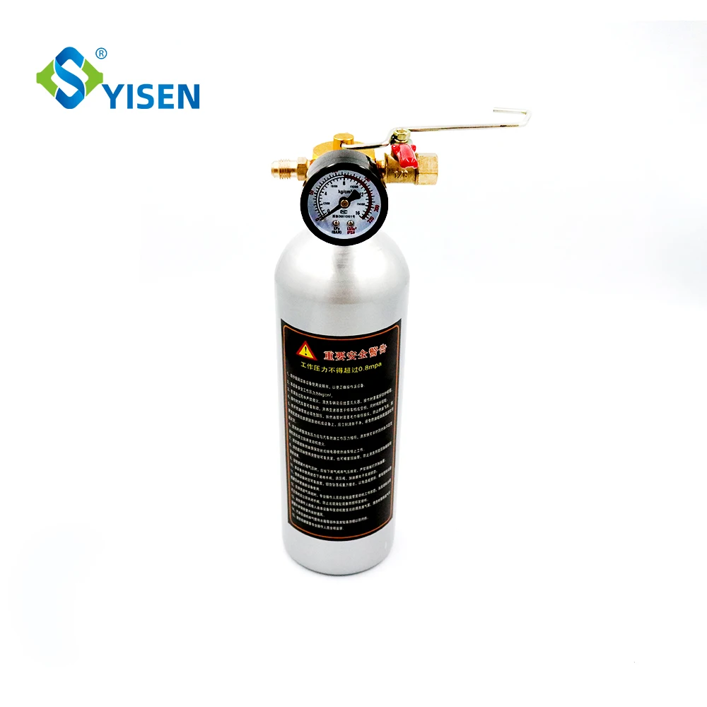 1L Air Conditioner System Flush Canister Gun Cleaning for r12 r134a r404 r22 a/c 