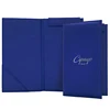 Custom Logo Leather Restaurant Padded Cover Magnetic Bill Holder For Hotel