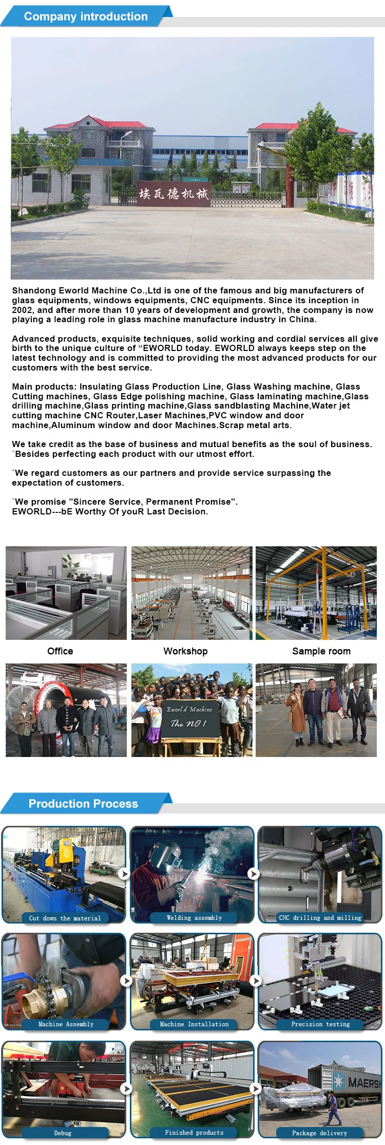 Jinan City Factory Direct Vertical Glass Washing Machine Accept Custom Made