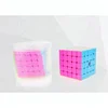 Plastic Education Toys Pink 5x5 Square Magic Cube for Kids Game
