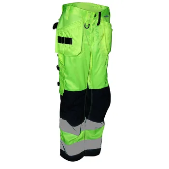 cargo work pants with reflective tape