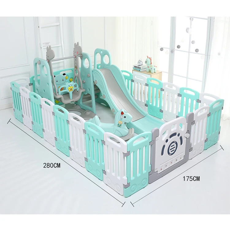 playpen with slide