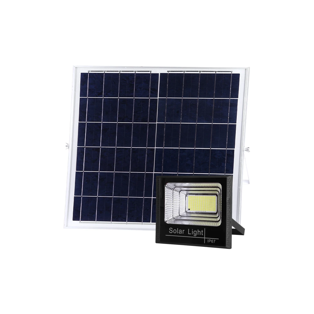 IP67 Solar Powered Industry led Flood Light Landscape Garden Rechargeable Solar Battery Flood Light