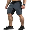 Custom Logo Sweat Athletic Work Wholesale High Quality Gym Men Active Bodybuilding Cotton Running Short For Man
