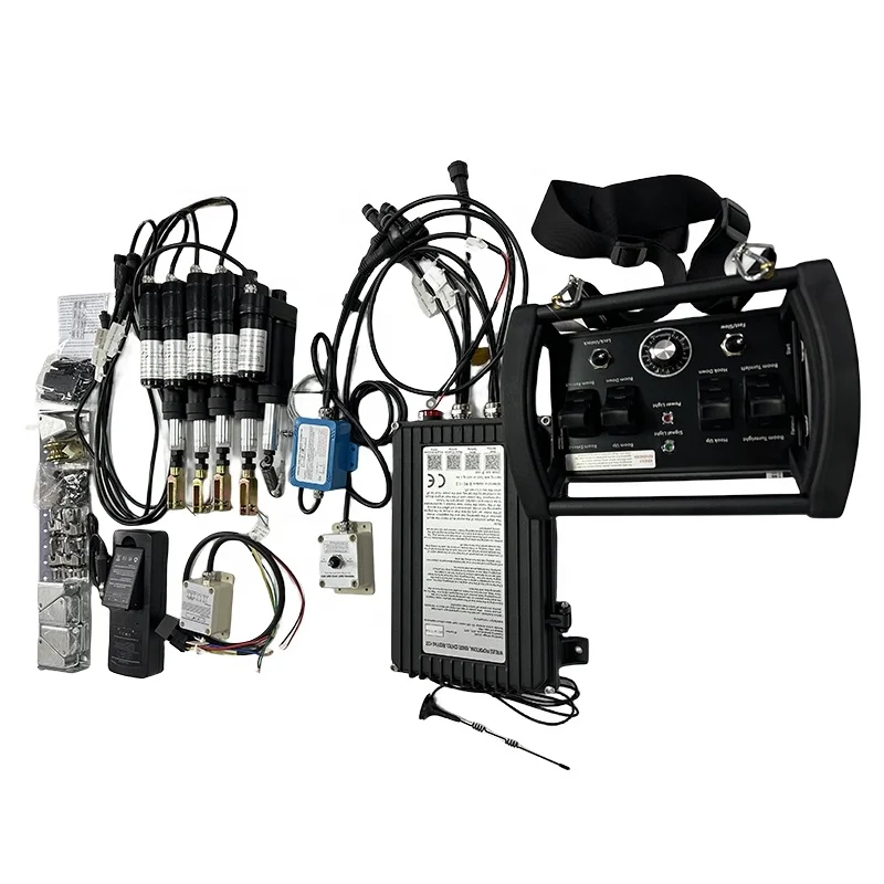 Wireless hydraulic remote receiver module mounted inside a hydraulic power unit enclosure