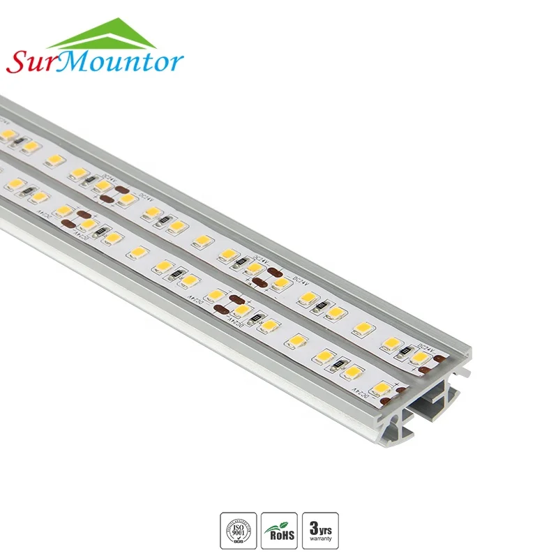 stainless steel pendant led profile for pendant lighting round shape 2 meters 30W Beam angle 250 degree