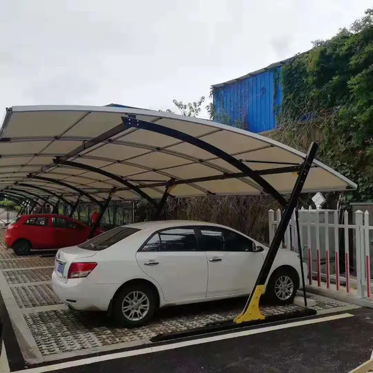 Professional Single & Double Car Parking Shade/modern Design Waterproof ...