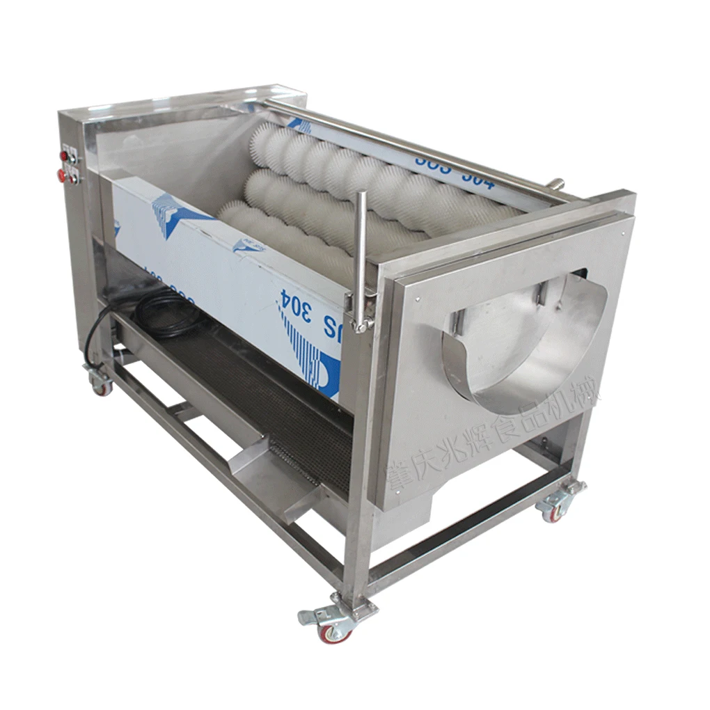Easy Operation Potato Ginger Avocado Fruit Roller Washer Cleaner