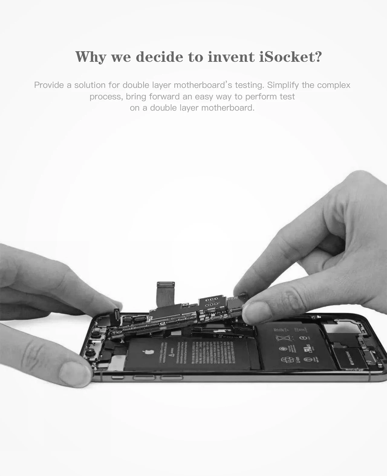 iSocket from QianLi for iPhone XS/ XS MAX  motherboard test and repair