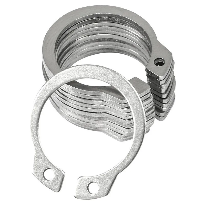 Sus304 Din471 Internal Retaining Circlip For Shaft 3200 Black Oxide