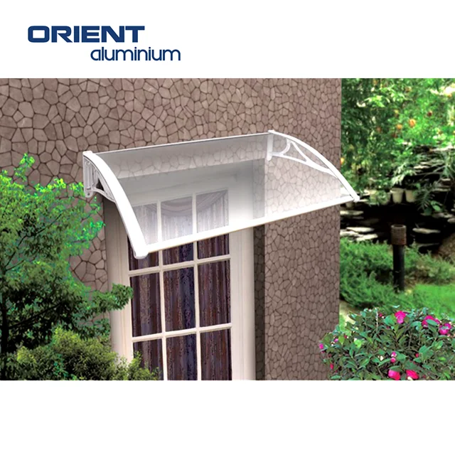 Polycarbonate Rain Shelter Door Canopy 