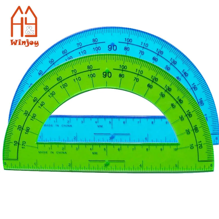 Angle Protractor Universal 180 Degree Big Protractor 15cm School Office
