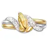 Zircon ring exquisite 14k zircon ring gilt wedding ring 2019 new women's style