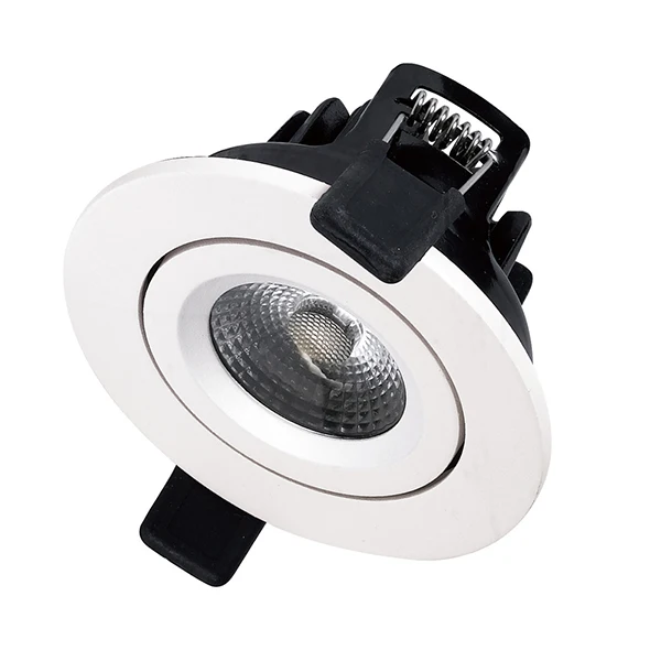 Housing Dimmable Outdoor Spot Fire Rated Adjustable Ceiling Cob Recessed Led Light Downlight