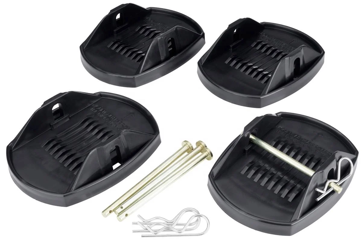 Caravan Foot Jack Pads With Metal Locking Pin 4pc Set Buy Jack Pad