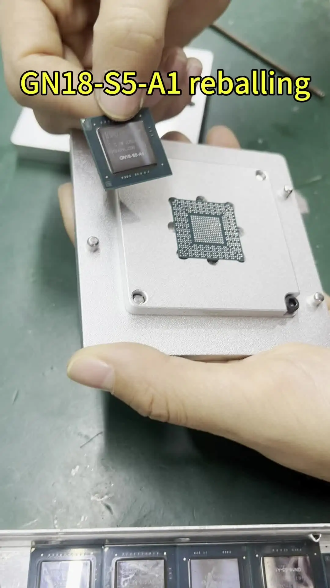 Stazione Universale Per Reballing BGA Con 10 Griglie In Acciaio – Supporta Chip Fino A 50 Mm, In Alluminio Leggero, Per Riparazione Telefoni E Schede