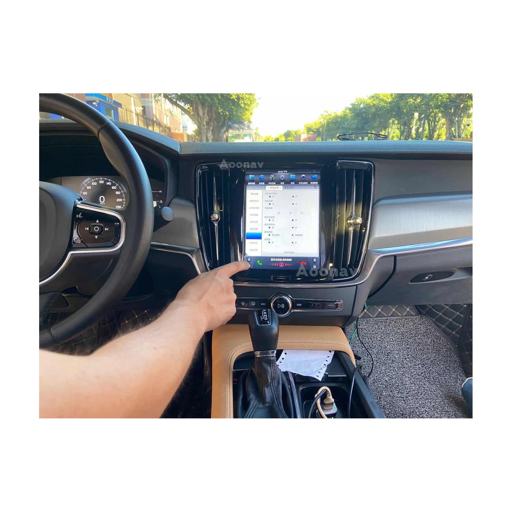 Car Video Radio Multimedia Player Gps Navi Tesla Style Interface Box Car  Decoding Box For Volvo S60 V60 Xc40 Xc60 Xc90 S90 V9 - Buy Touch Screen  Navi Radio Audio Player For