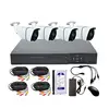 Cheap Bullet 4CH IR CCTV System Kit 1080P Recording DVR AHD Security Camera Day and Night vision CMOS Cameras 4CH DVR Kit