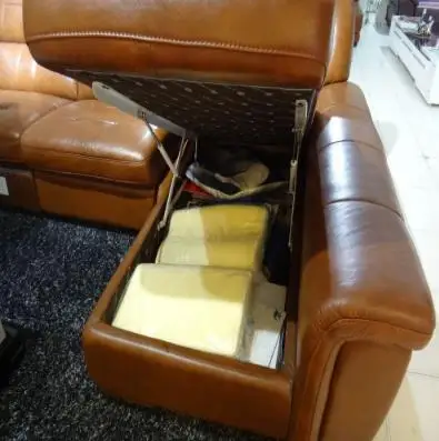 Sofa furniture hidden support rod