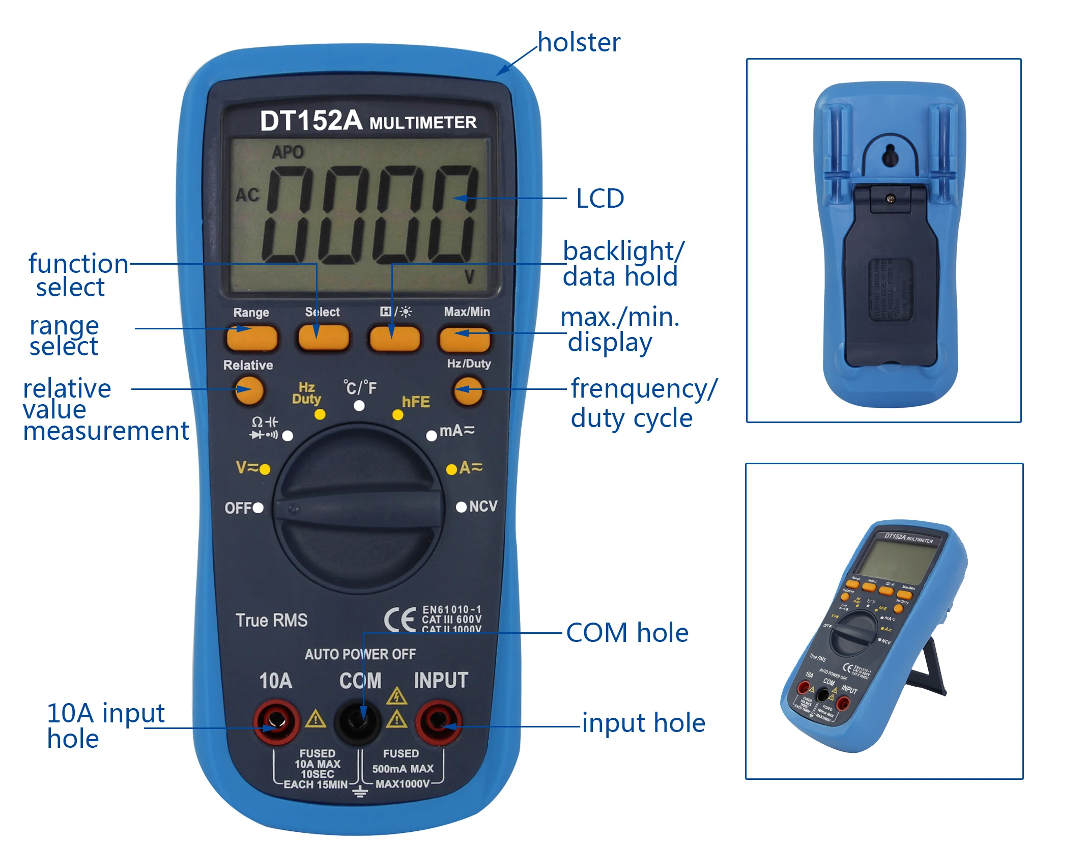 Анти-цепи Высокого Напряжения Designt-тест Rms Мультиметр Dt152a - Buy ...