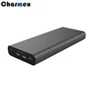 Ultra Slim Power Bank 3 patterns available 2 usb port smartphone charger Charmex power bank 26800mah