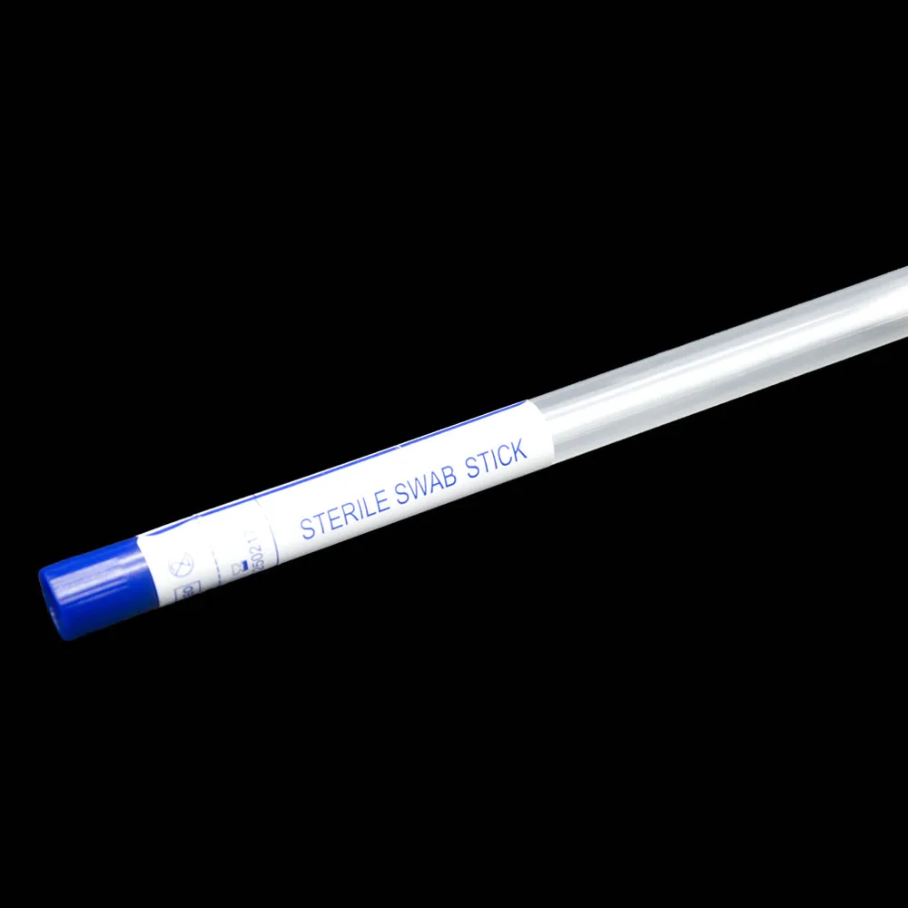 easy break off rayon polyester abs oral nasal sampling swab in