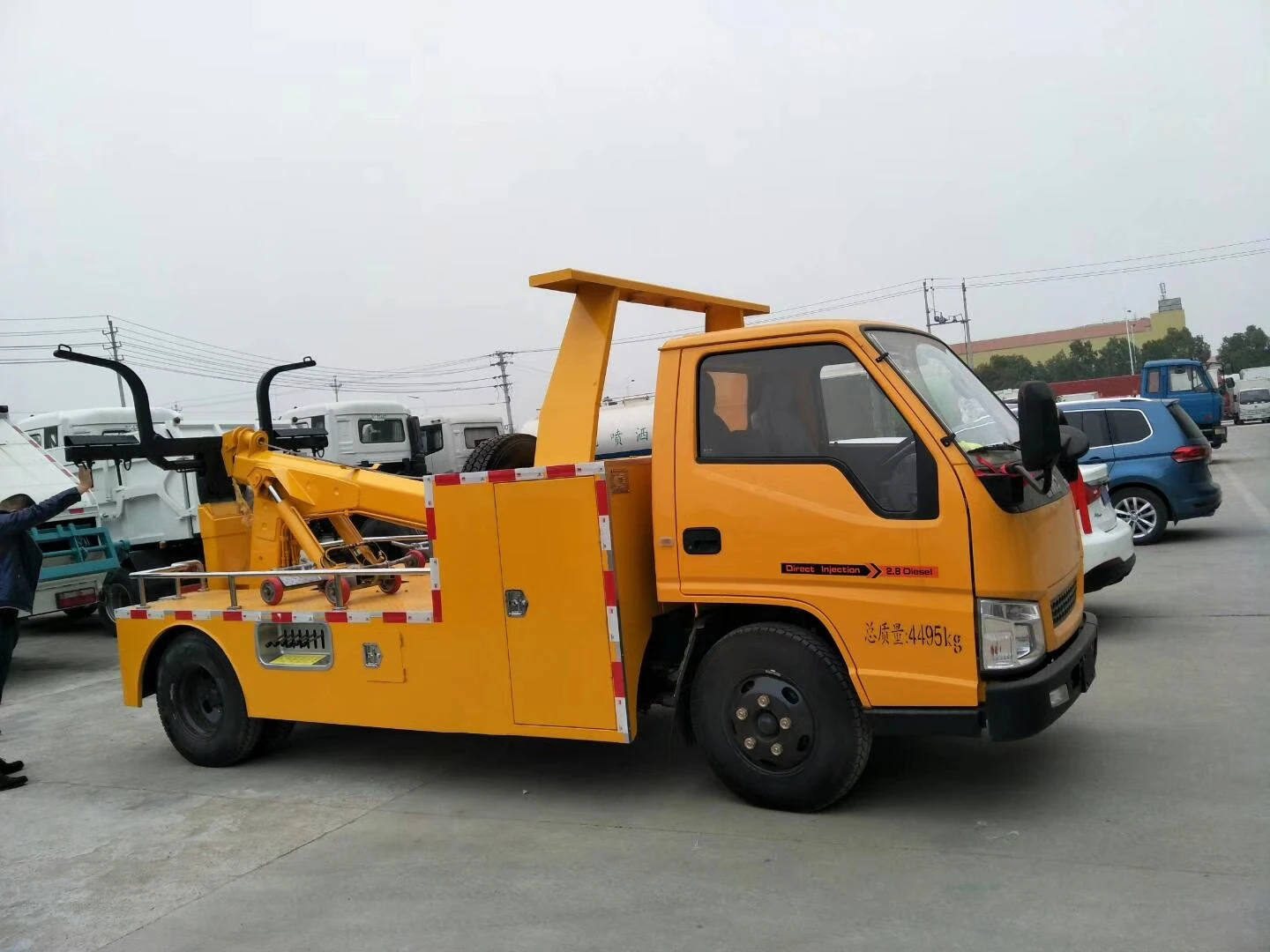 China JMC 3 ton small recovery rescue truck emergency tow truck