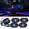 RGB LED Rock Lights Kit Auto Underglow Neon LED Light Bluetooth Controller For ATV UTV Polaris RZR Can am Buggy