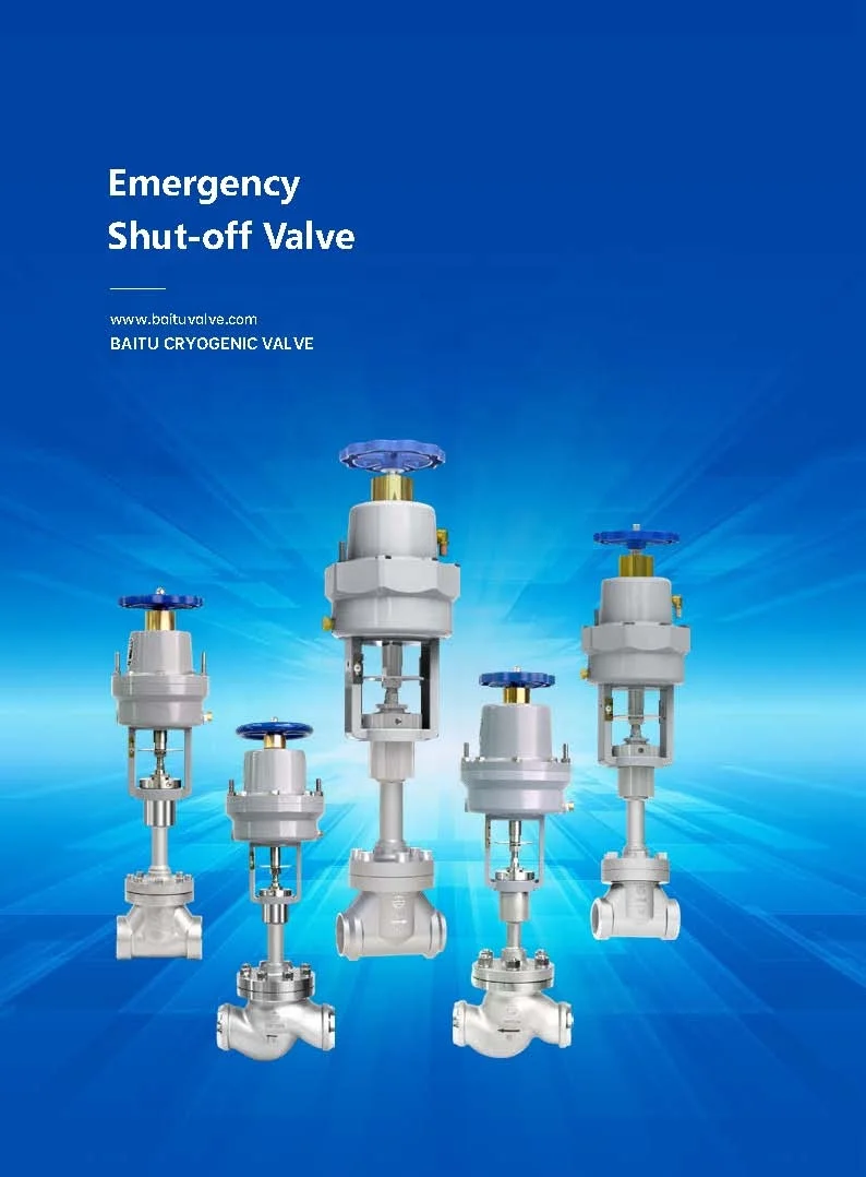 Emergency Shutoff Valve Normally Opened Stainless Steel Good Sealing