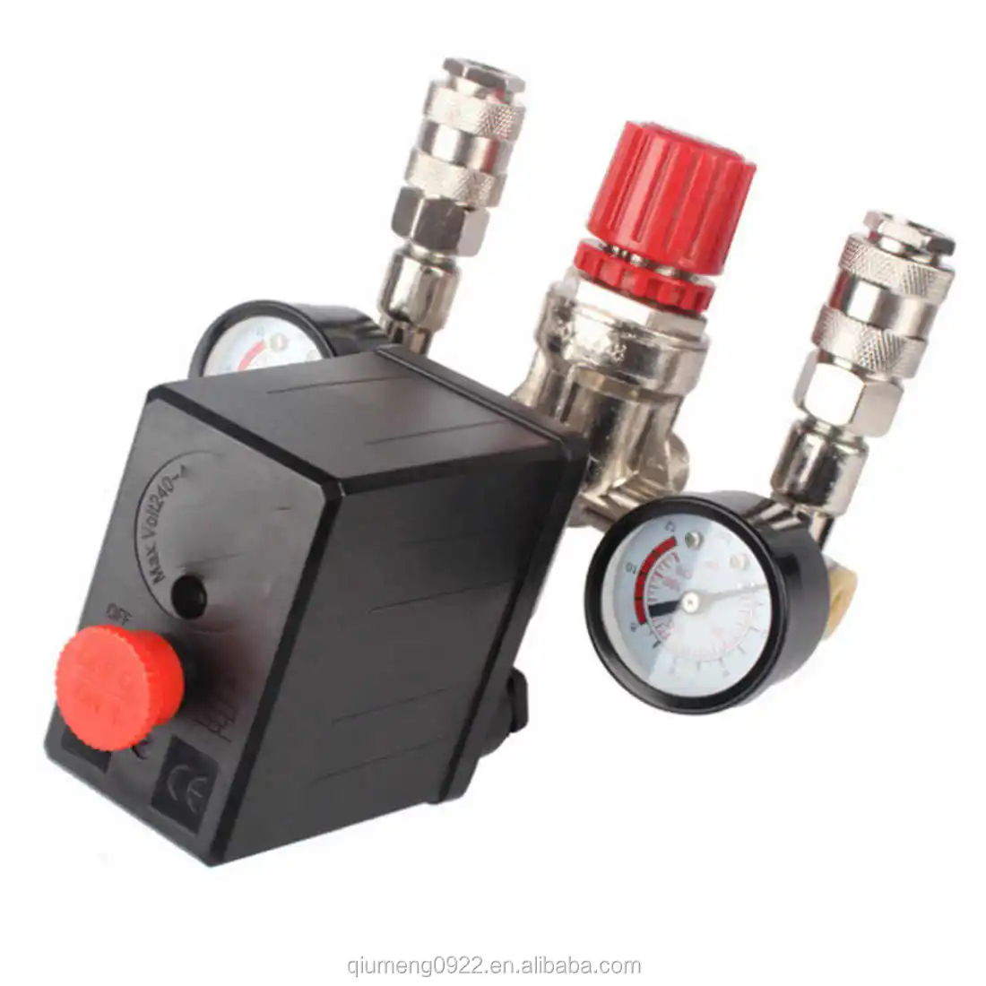 7.25-125 PSI Air Compressor Pressure Switch Control Valve Manifold Regulator New 
