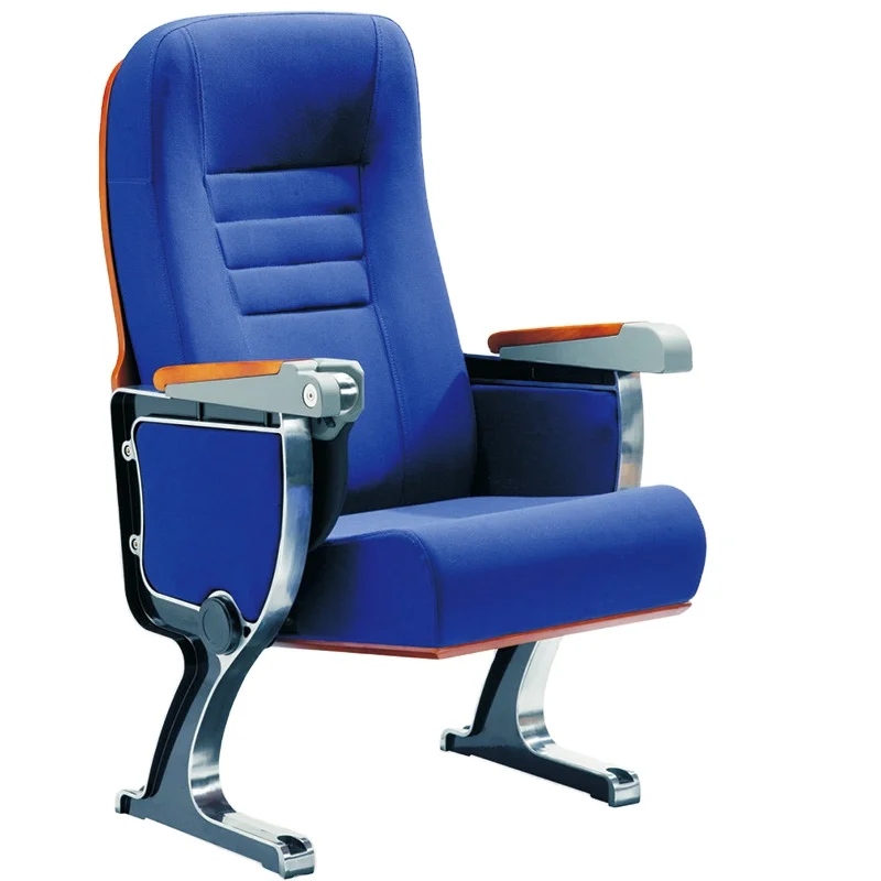 
Music Hall Fabric Upholstered Theater Furniture Auditorium Chair Seat Wood Shell Wooden Floor Aluminium Solid Powder Material 