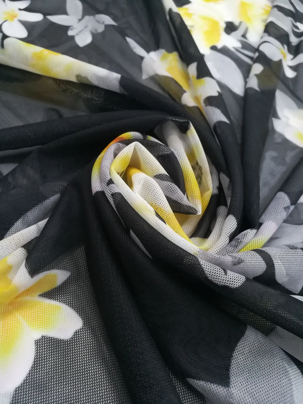 Wholesale 90 Polyester 10 Spandex Soft Fabric 4 Way Stretch Mesh