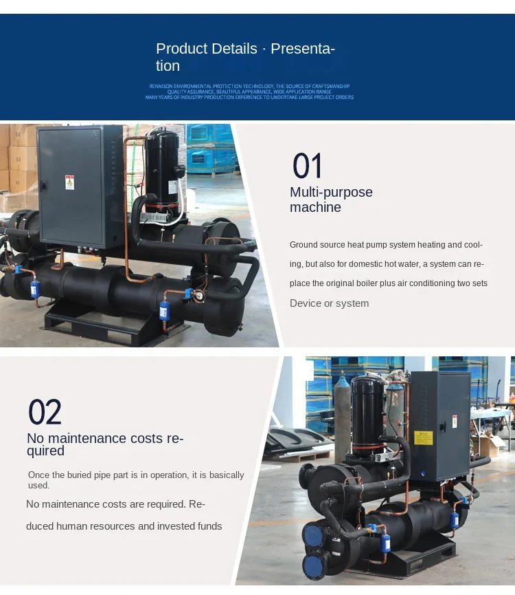Water Source Heat Pump, 220v~380v, 70kw - detail 14